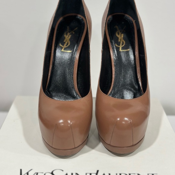 Yves Saint Laurent Nude Platform Pump Heels size 36.5 EU / 6.5 US - Picture 4 of 15